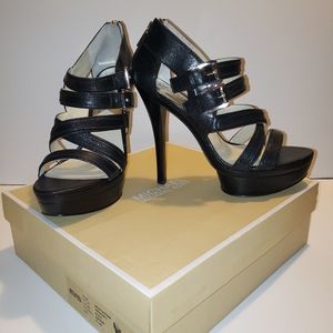 New in box. Michael Kors platform leather heels